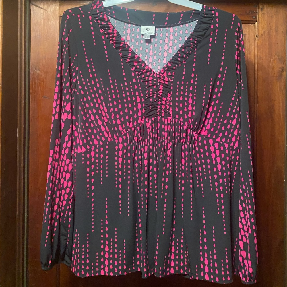 EUC Worthington 2X blouse